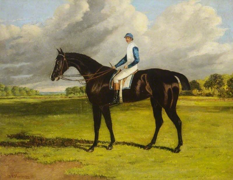 A painting of a horse